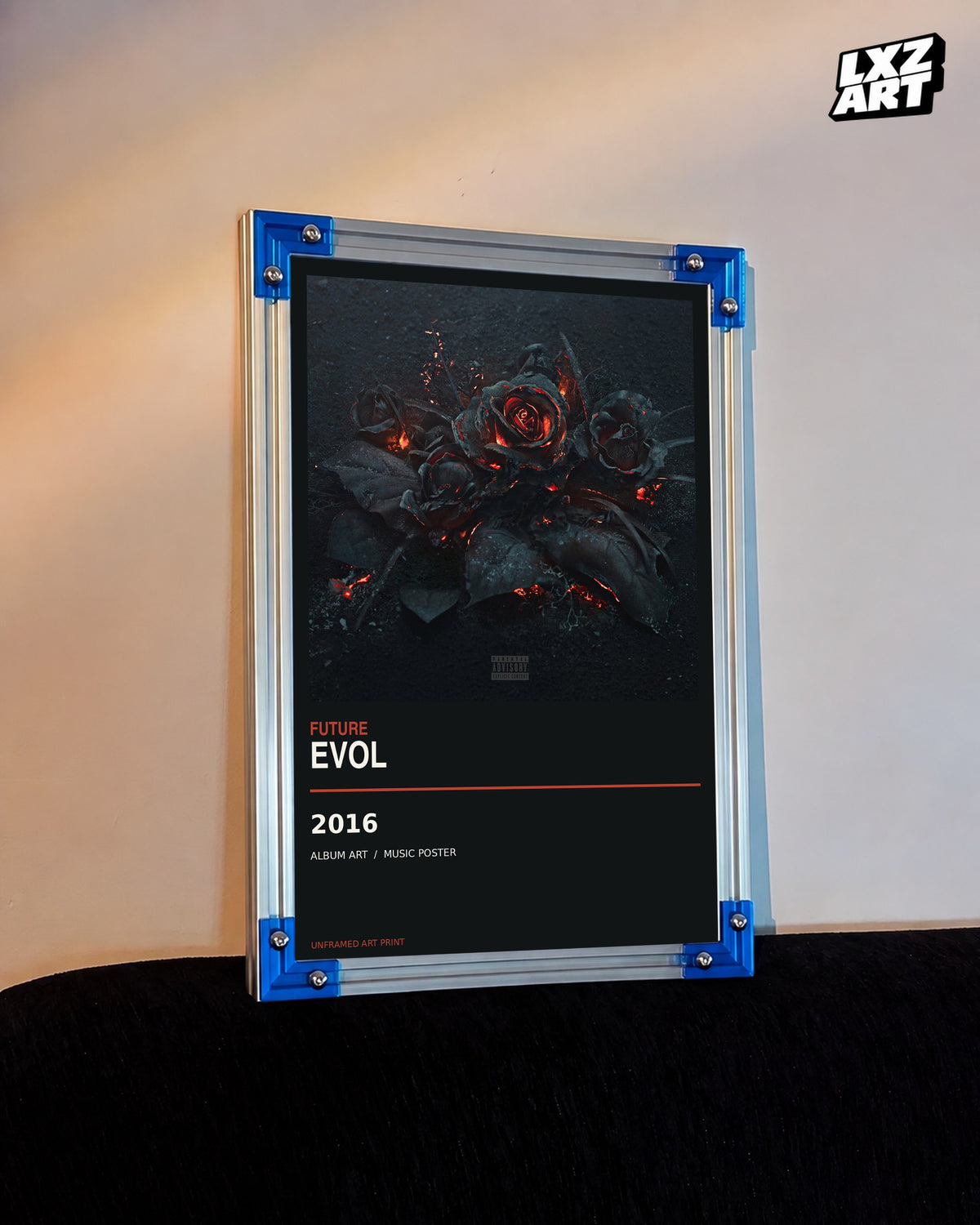 Future EVOL Album Poster | Unframed Wall Art — LXZART display 3; frame not included