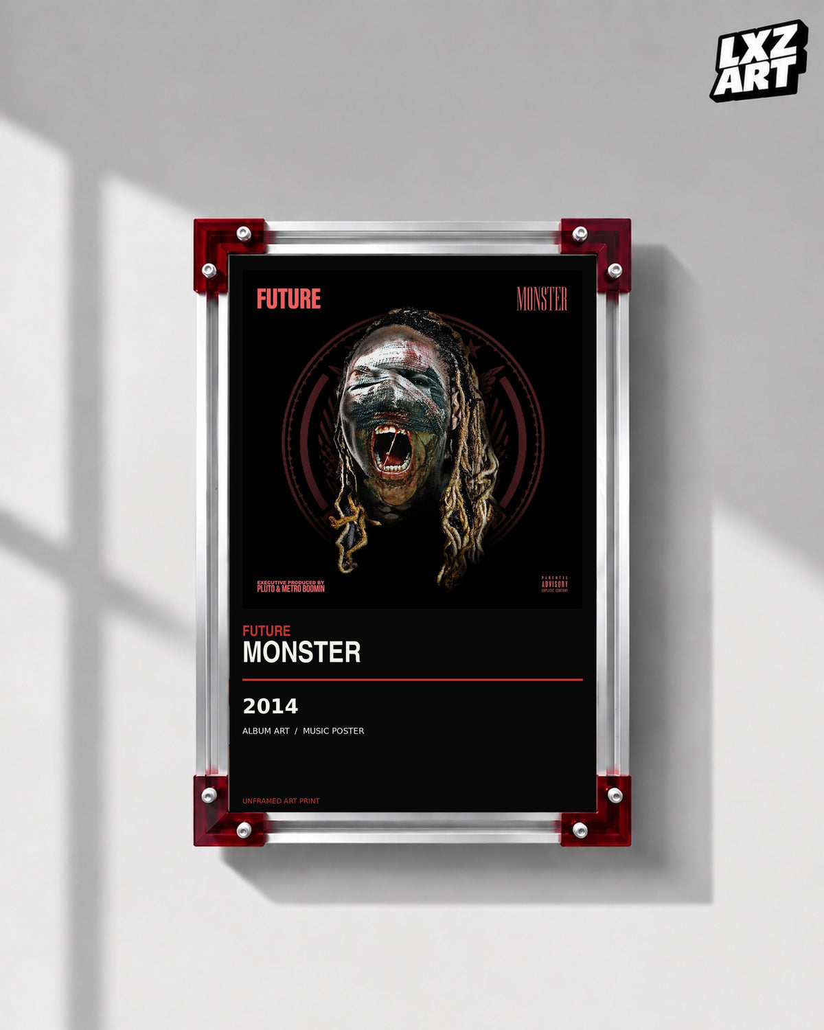 Future Monster Album Poster | Unframed Wall Art — LXZART display 1; frame not included