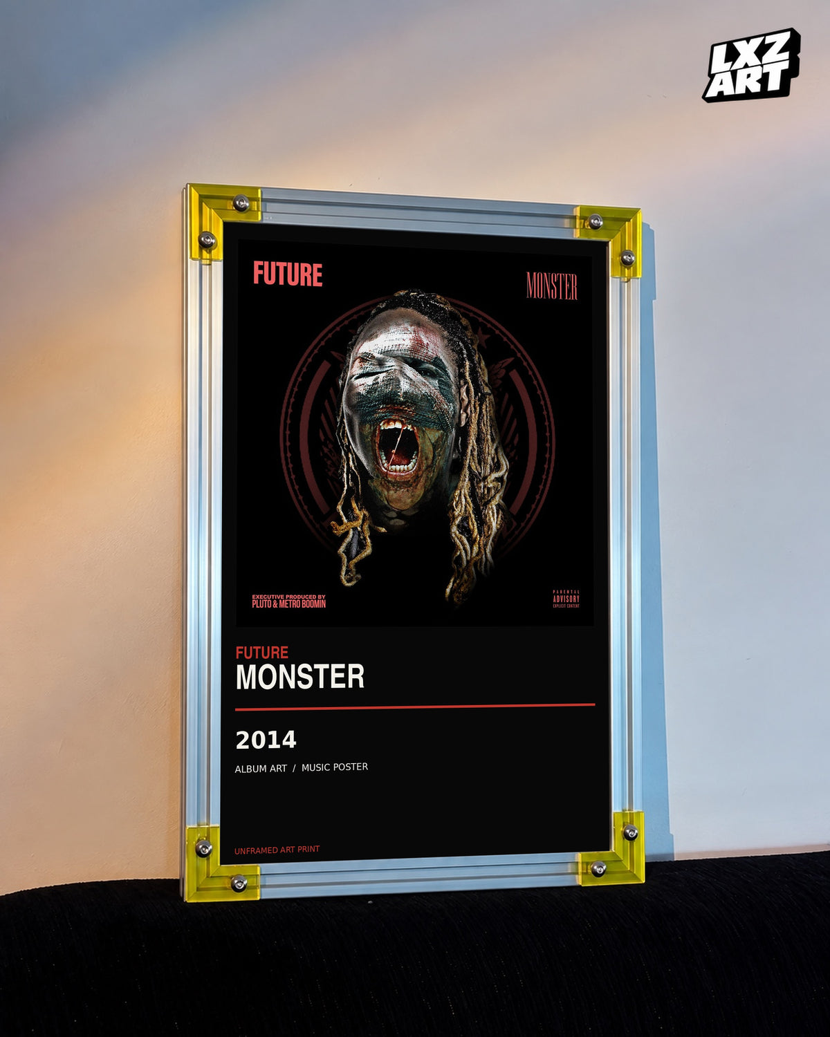 Future Monster Album Poster | Unframed Wall Art — LXZART display 3; frame not included