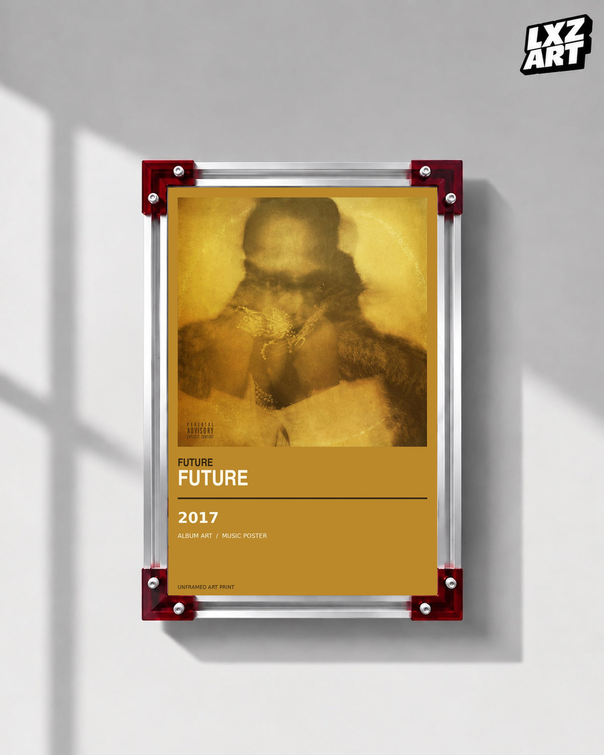 Future FUTURE Album Poster | Unframed Wall Art — LXZART display 1; frame not included