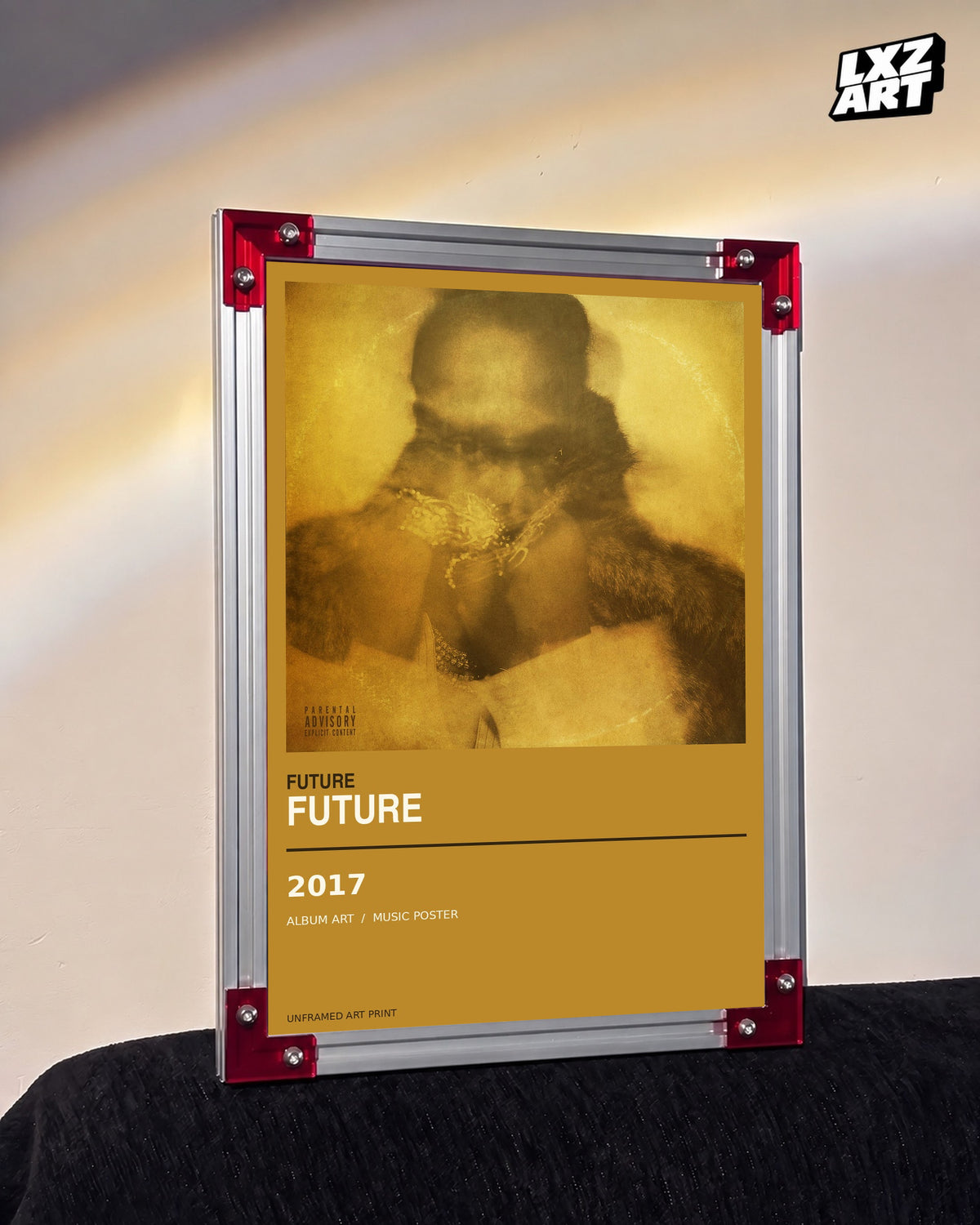 Future FUTURE Album Poster | Unframed Wall Art — LXZART display 3; frame not included