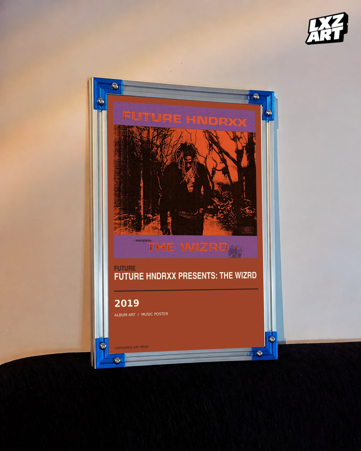 Future Hndrxx Presents The WIZRD Album Poster | Unframed Wall Art — LXZART display 3; frame not included