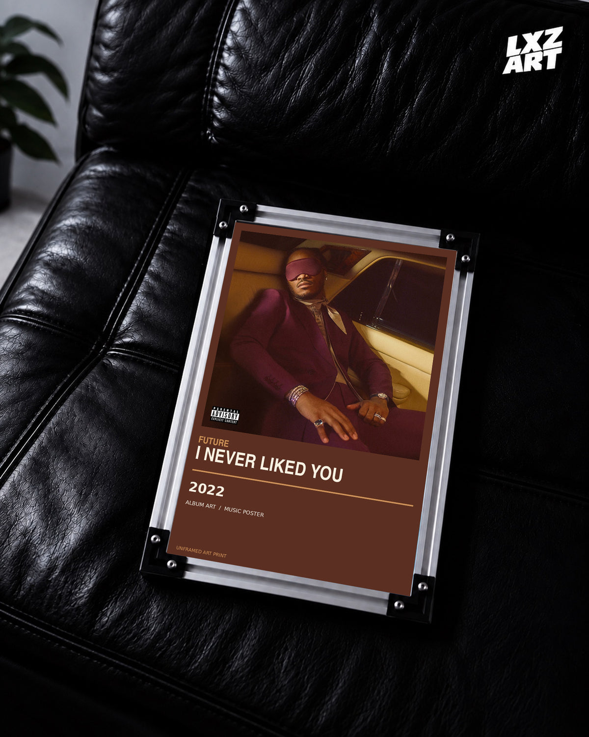 Future I NEVER LIKED YOU Album Poster | Unframed Wall Art — LXZART display 2; frame not included