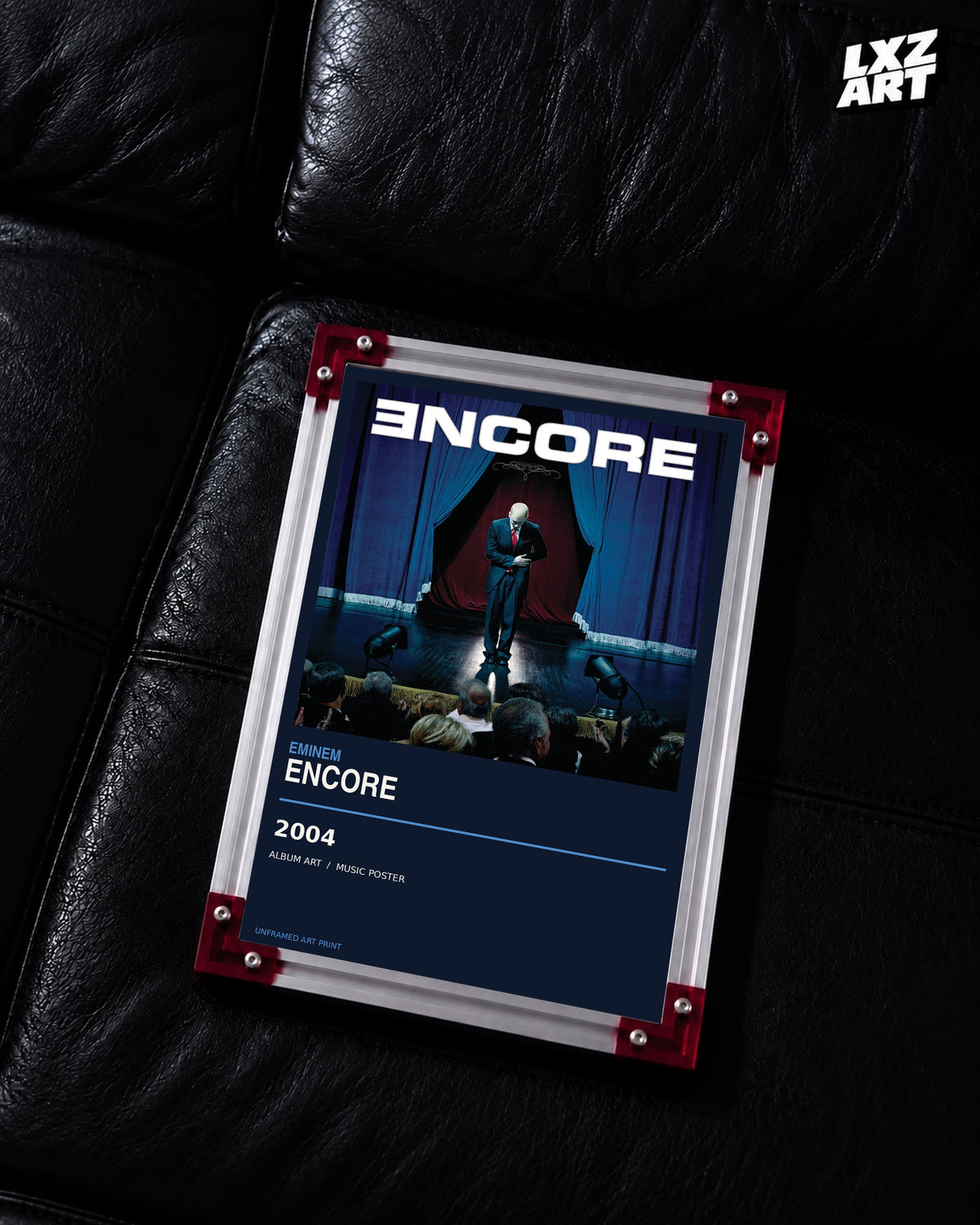 Eminem Encore Album Poster | Unframed Wall Art — LXZART display 2; frame not included