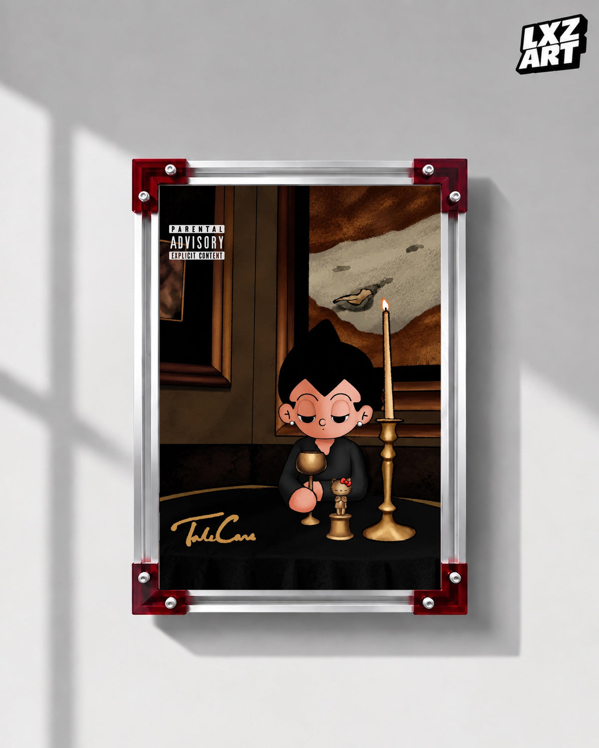 Drake Take Care x Astro Boy Fan Art Poster | Unframed — LXZART display 1; frame not included